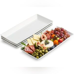 NWB, Overandback Essentials Rectangle Serving Plates.